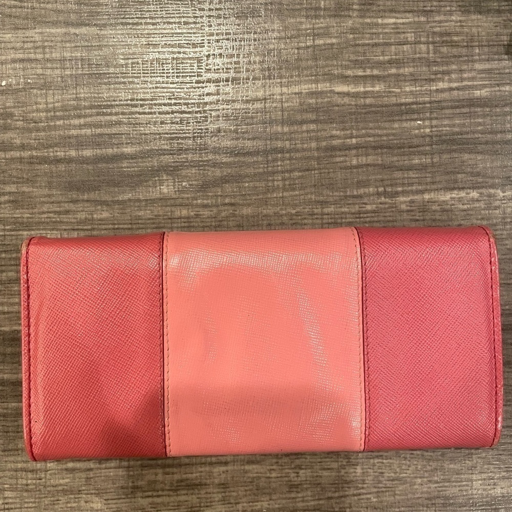 EUC PRADA WALLET PINK Double Snap - Picture 5 of 15